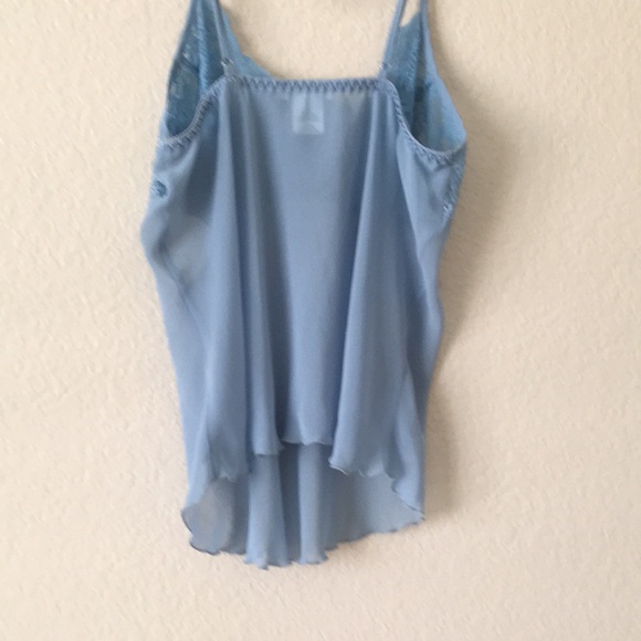 Je T'adore Babydoll Camisole Lace Cami Tank Top Chiffon - Picture 9 of 14